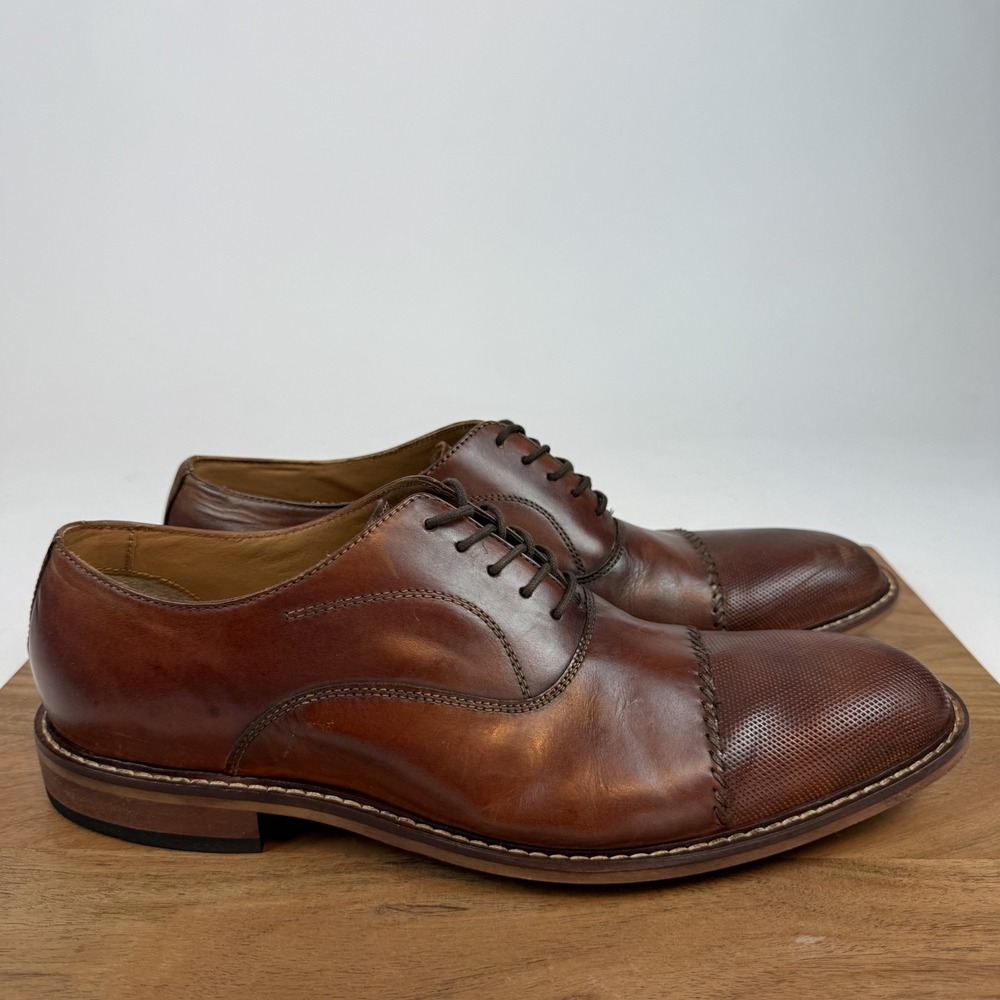 Mens‎ Joseph Abboud Essex Cap Toe Oxfords Business Dress Shoes Size 12 D GUC
